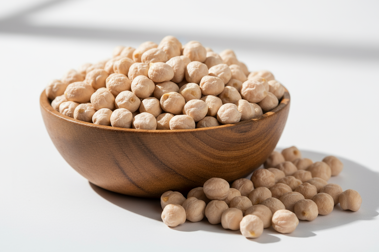 Our Kabuli Chana is premium-grade chickpeas, known for their creamy texture and delicious taste. Perfect for making classic dishes like chole, hummus, soups, and salads, Kabuli Chana is rich in protein, dietary fiber, and essential vitamins. It’s a versatile and nutritious choice for both traditional and modern recipes.